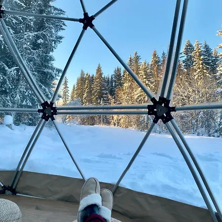 Dome Glamping With Shared Bathroom Luxusní stan *