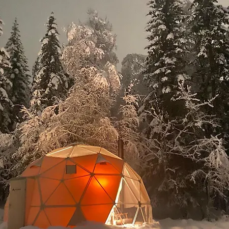 Роскошный шатер Dome Glamping With Shared Bathroom *