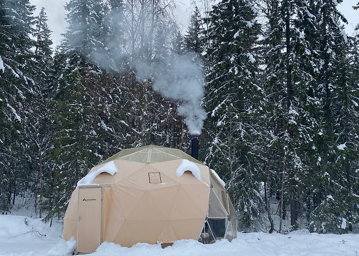 Dome Glamping With Shared Bathroom אוהל מפואר *