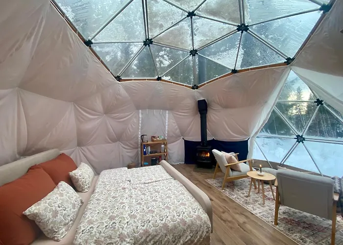 Lyxtält Dome Glamping With Shared Bathroom